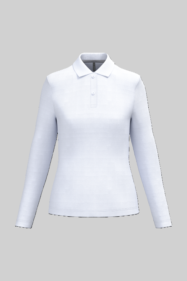 Polo Donna Oeko Piqué Manica Lunga