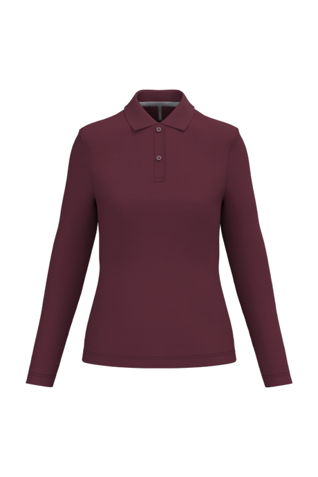 Polo Donna Oeko Piqué Manica Lunga
