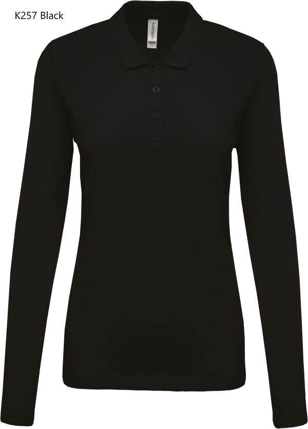 Polo Donna Oeko RingSpun Manica Lunga