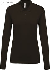 Polo Donna Oeko RingSpun Manica Lunga