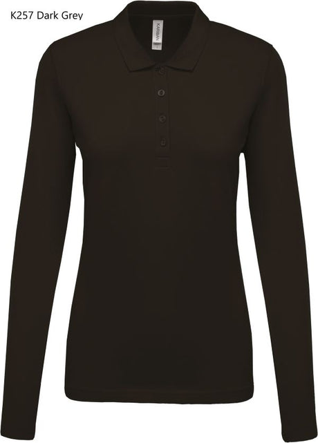 Polo Donna Oeko RingSpun Manica Lunga