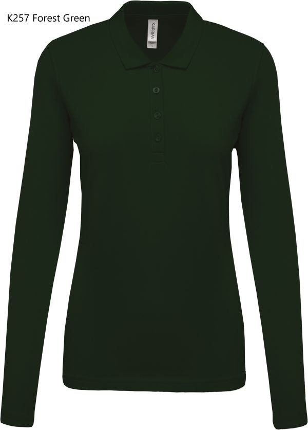 Polo Donna Oeko RingSpun Manica Lunga