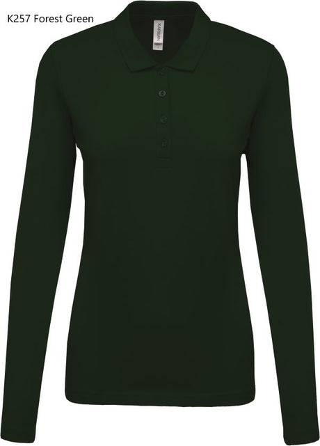 Polo Donna Oeko RingSpun Manica Lunga