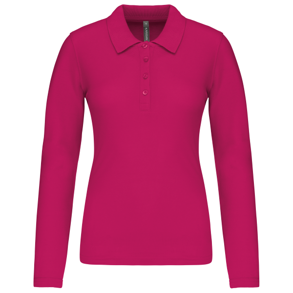 Polo Donna Oeko RingSpun Manica Lunga