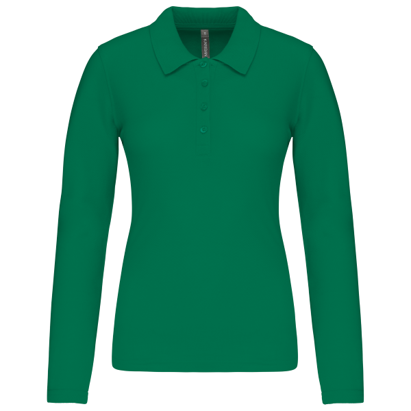 Polo Donna Oeko RingSpun Manica Lunga