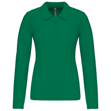 Polo Donna Oeko RingSpun Manica Lunga