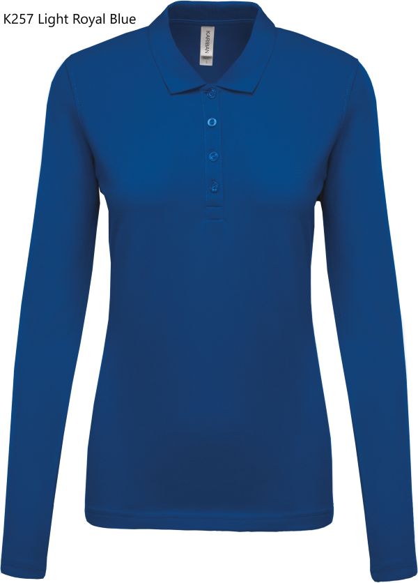 Polo Donna Oeko RingSpun Manica Lunga