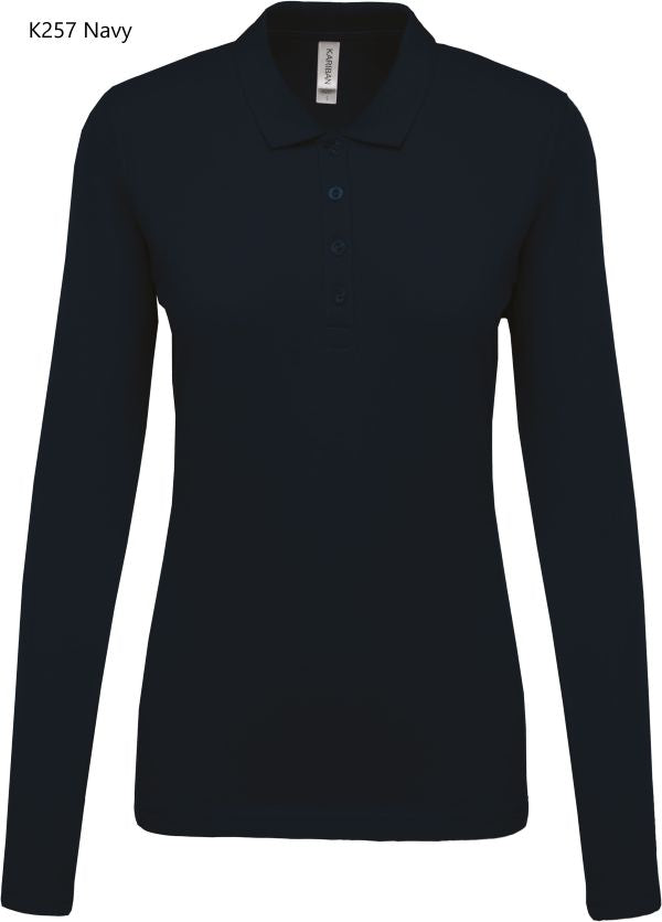 Polo Donna Oeko RingSpun Manica Lunga