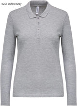 Polo Donna Oeko RingSpun Manica Lunga