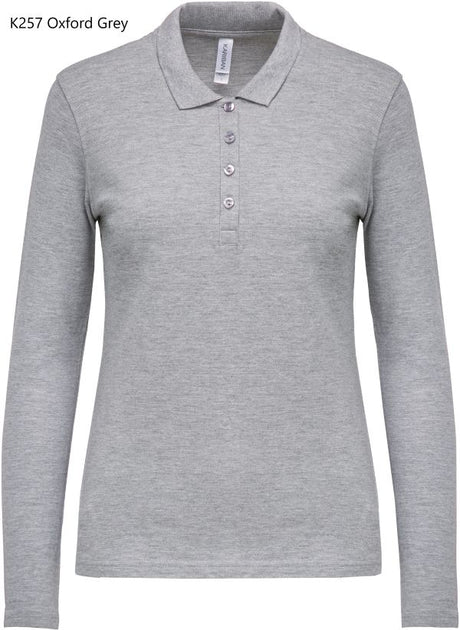 Polo Donna Oeko RingSpun Manica Lunga