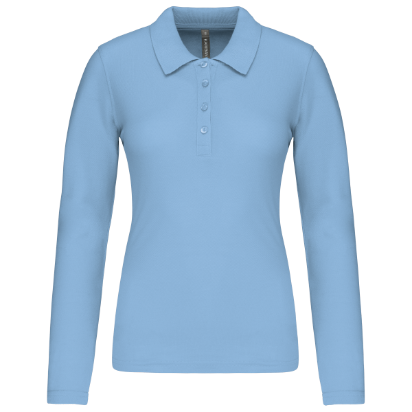 Polo Donna Oeko RingSpun Manica Lunga