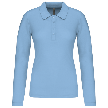 Polo Donna Oeko RingSpun Manica Lunga