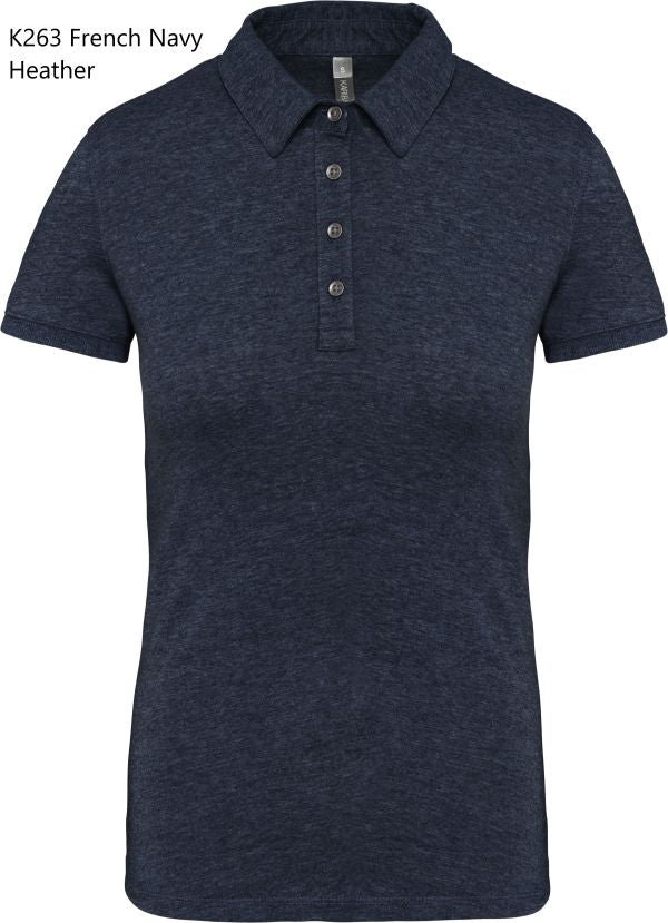 Polo Donna Oeko Jersey Manica Corta