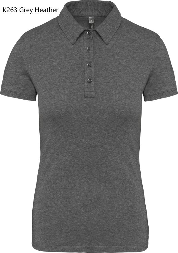 Polo Donna Oeko Jersey Manica Corta