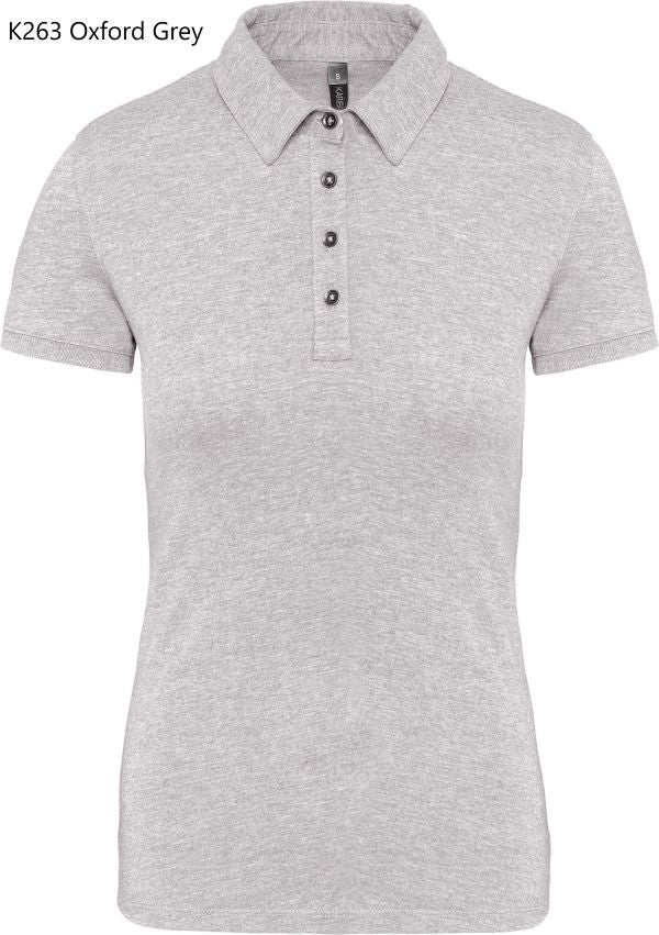 Polo Donna Oeko Jersey Manica Corta