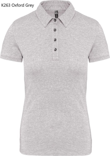 Polo Donna Oeko Jersey Manica Corta