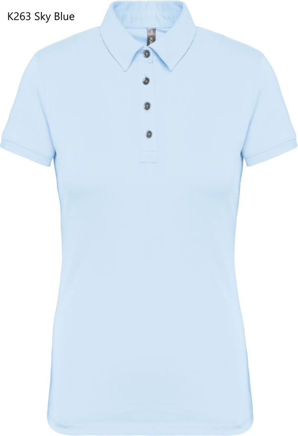 Polo Donna Oeko Jersey Manica Corta