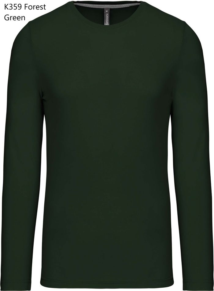 T-Shirt Uomo Oeko Enzimi Manica Lunga