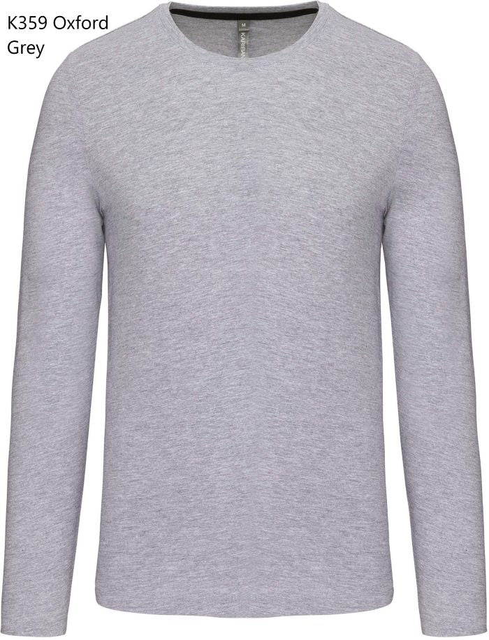 T-Shirt Uomo Oeko Enzimi Manica Lunga