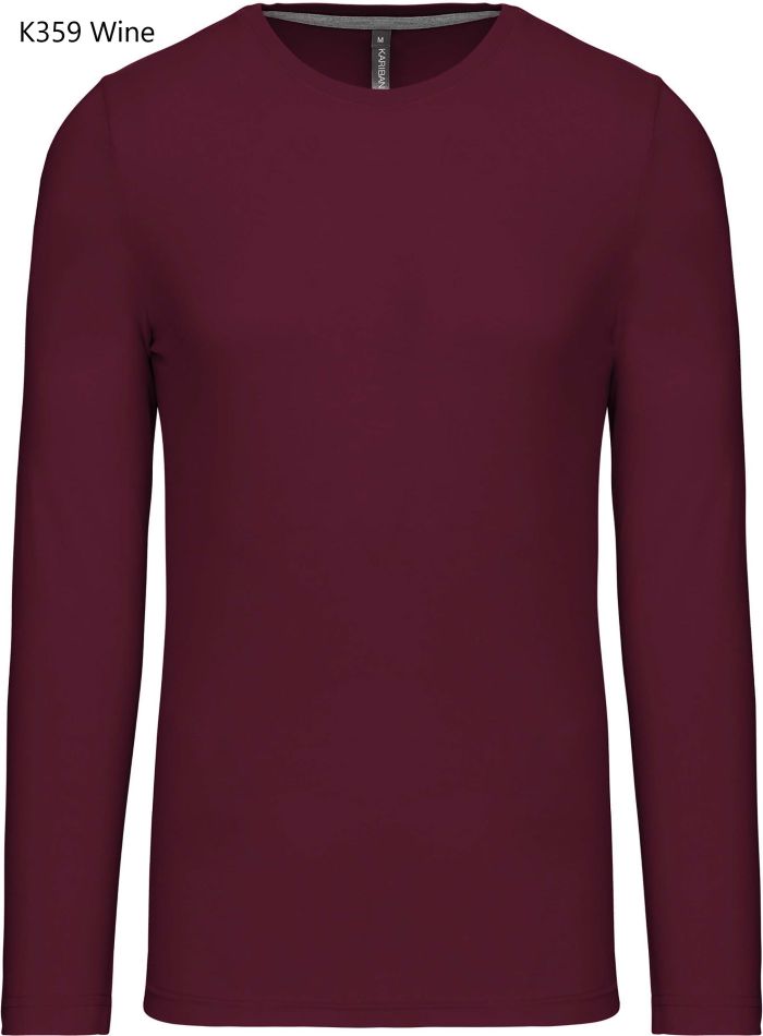 T-Shirt Uomo Oeko Enzimi Manica Lunga
