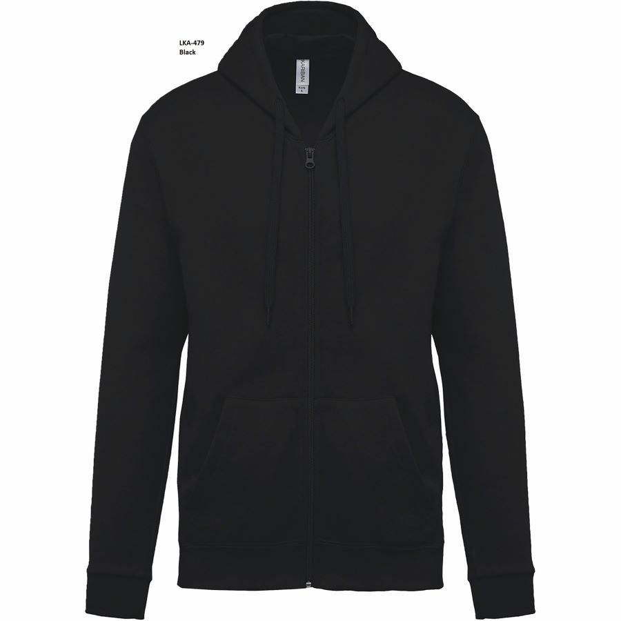 Felpa Unisex Oeko Cappuccio e Full Zip