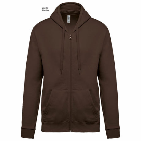 Felpa Unisex Oeko Cappuccio e Full Zip