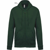 Felpa Unisex Oeko Cappuccio e Full Zip