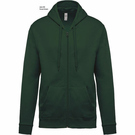 Felpa Unisex Oeko Cappuccio e Full Zip