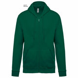 Felpa Unisex Oeko Cappuccio e Full Zip