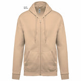 Felpa Unisex Oeko Cappuccio e Full Zip