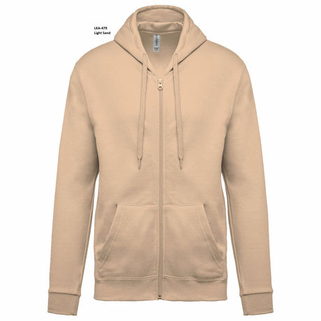 Felpa Unisex Oeko Cappuccio e Full Zip