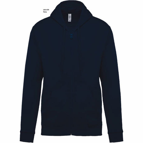 Felpa Unisex Oeko Cappuccio e Full Zip