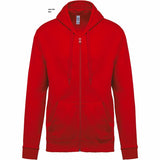 Felpa Unisex Oeko Cappuccio e Full Zip