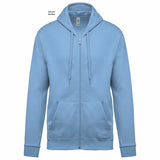 Felpa Unisex Oeko Cappuccio e Full Zip