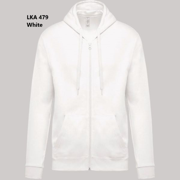 Felpa Unisex Oeko Cappuccio e Full Zip
