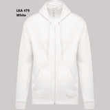 Felpa Unisex Oeko Cappuccio e Full Zip
