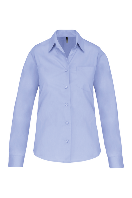 Camicetta Donna Popeline Cotone con Taschino