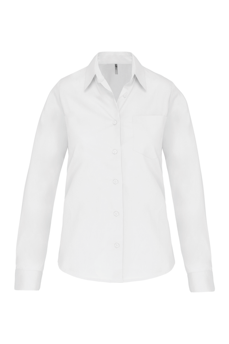 Camicetta Donna Popeline Cotone con Taschino