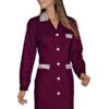 Camice Donna Positano Bordeaux e Riga Bordeaux
