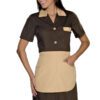 Camice Donna Positano Cacao con Grembiule