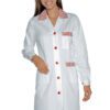 Camice Donna Positano Bianco e Riga Rossa