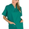 Casacca Unisex Collo a V Verde