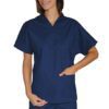 Casacca Unisex Collo a V Blu 195 gr