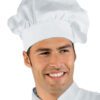 Cappello Cuoco Unisex Bianco