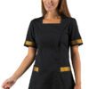 Casacca Donna Aberdeen Nero e Lurex Gold