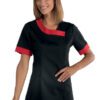 Casacca Donna Delhi Nero e Rosso