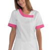 Casacca Donna Delhi Bianco e Fuxia