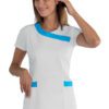 Casacca Donna Malibù Bianco e Turchese