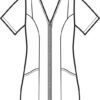 Casacca Donna Santorini Bianco e Fuxia - immagine 2