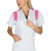 Casacca Donna Santorini Bianco e Fuxia